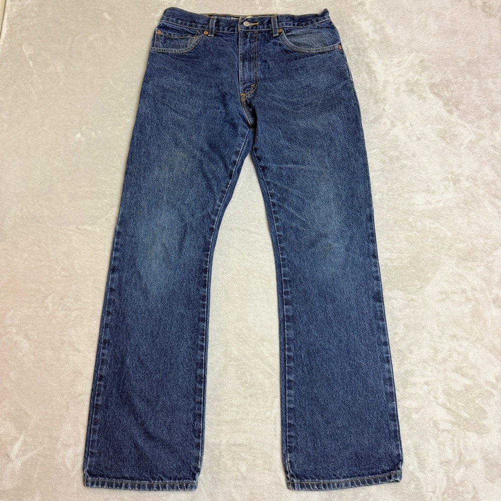 Vintage Levis 517 Bootcut Jeans Mens 32x32 Blue Western Workwear Rodeo Y2K
